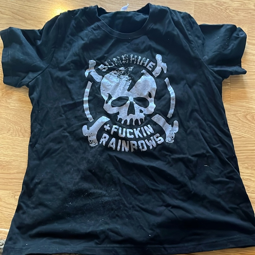 Black sunshine & fucking rainbows shirt